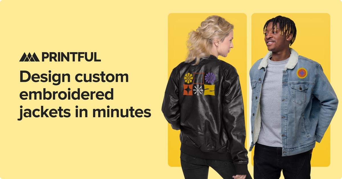 Design, Order & Sell Custom Embroidered Jackets Printful
