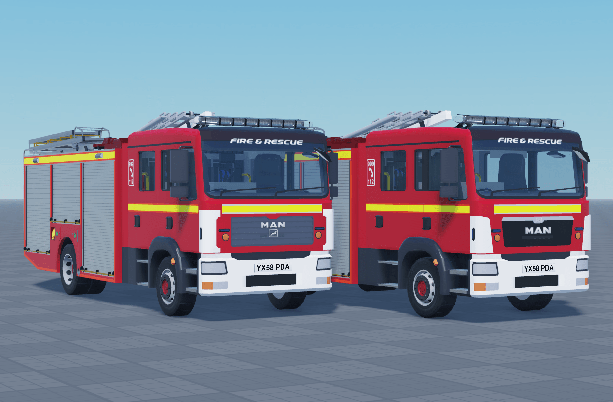 Vehicles MAN TGM Fire Appliance Pack Clearly Development