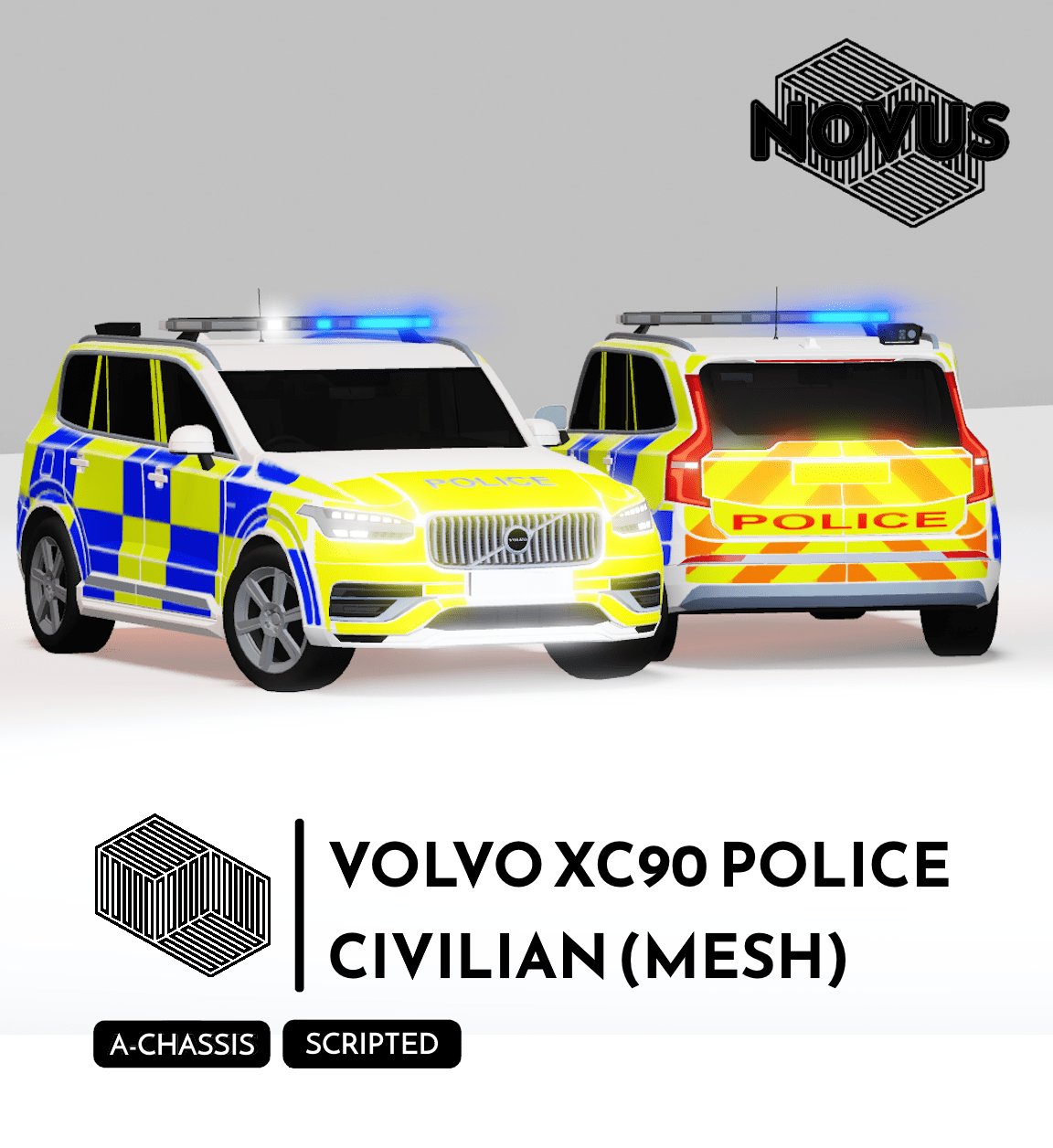 VOLVO XC90 Police (Mesh & Fully Scripted) Clearly Development