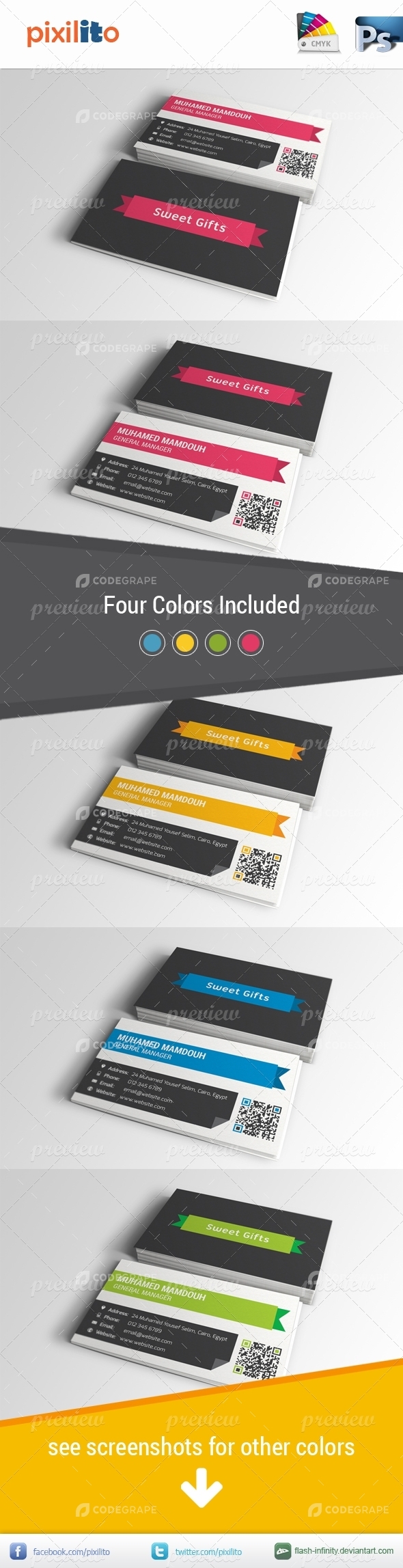 Gift Shop Business Card Print CodeGrape