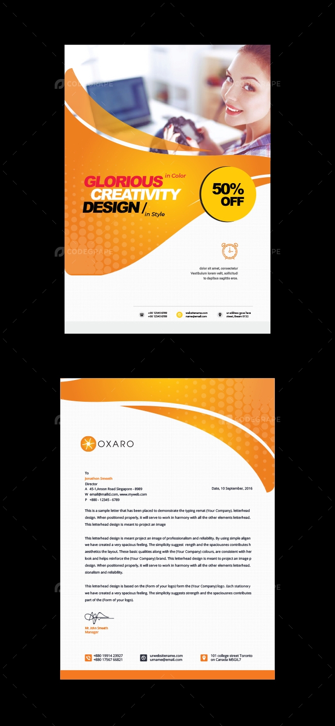 Letterhead Template Prints CodeGrape Letterhead Template Prints CodeGrape