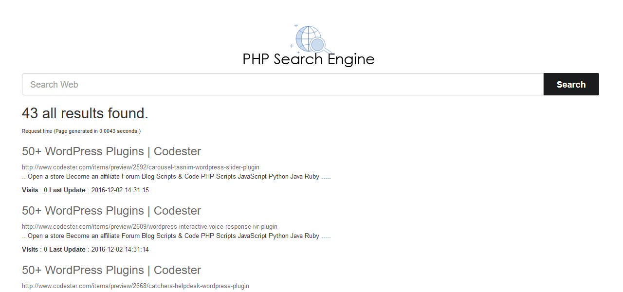 Php Search Engine Source Code Free Download at Alma Martin blog