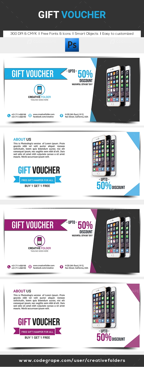 Mobile Gift Voucher Prints CodeGrape