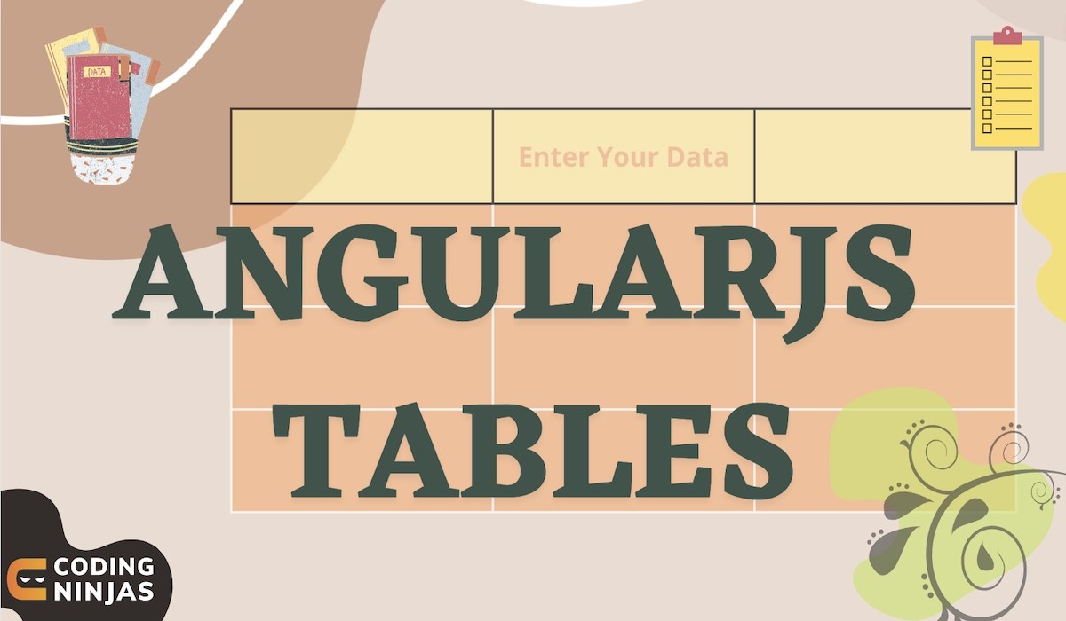 AngularJS Tables Naukri Code 360