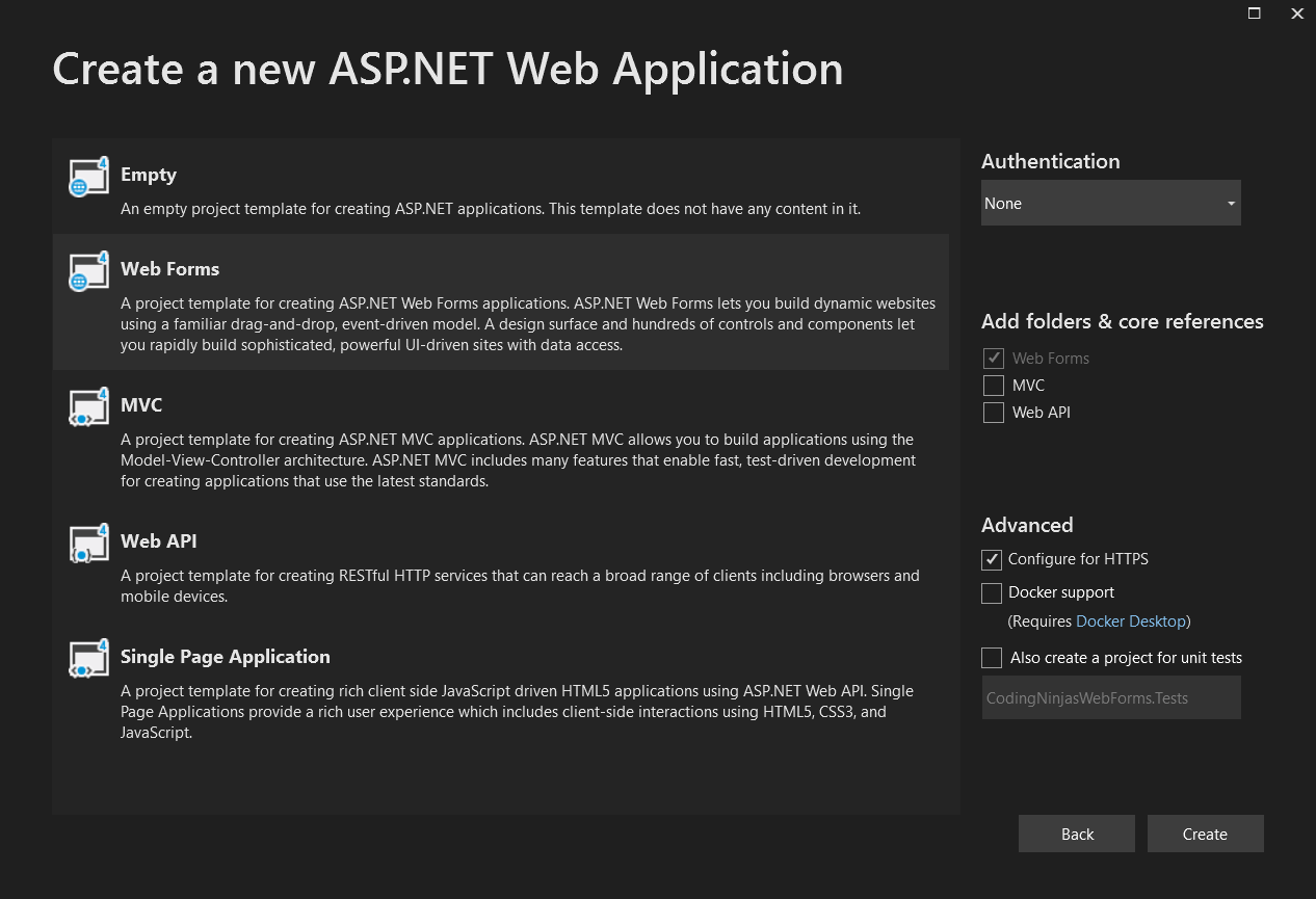  Forms Project Coding Ninjas