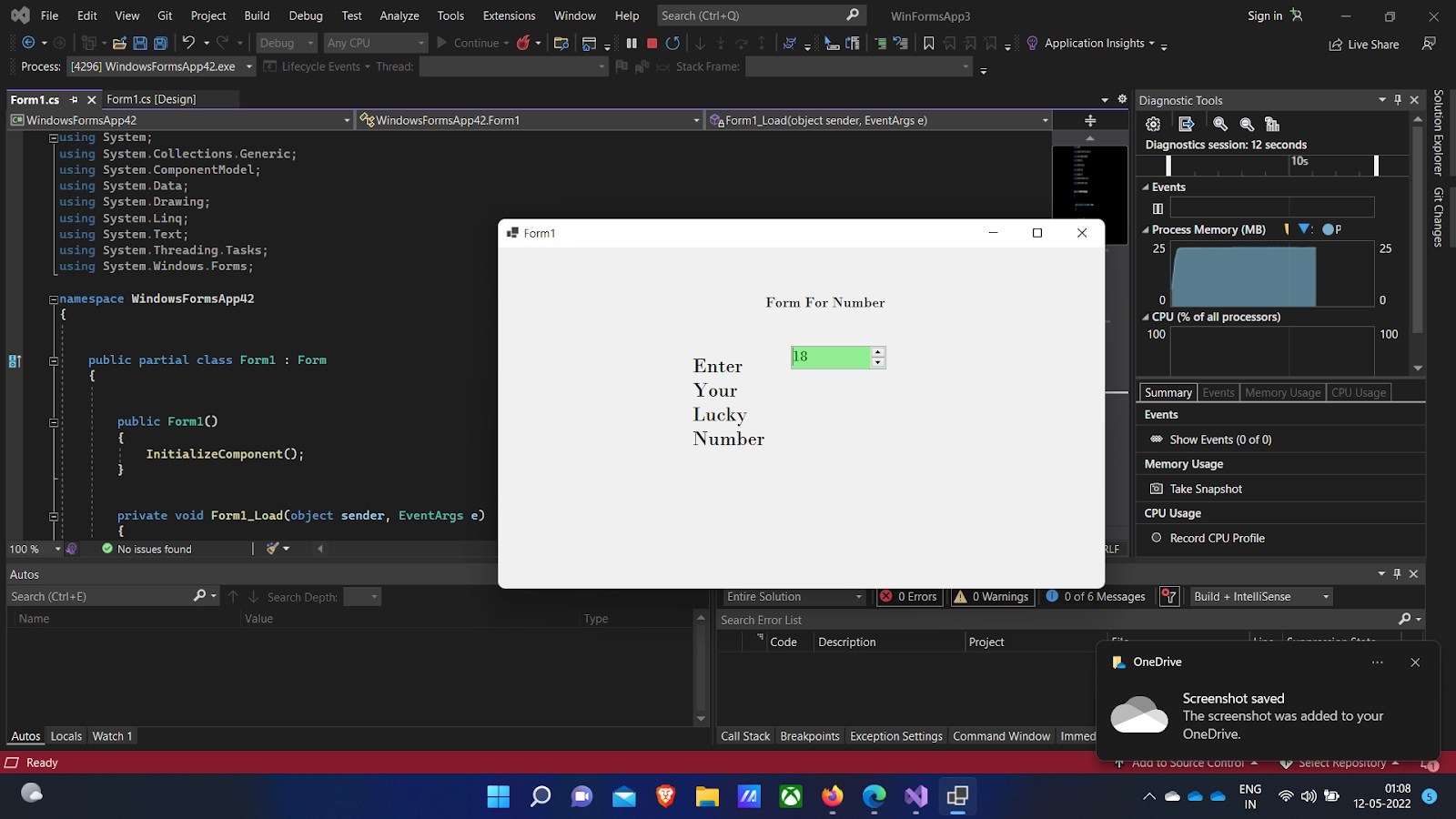C NumericUpDown Class. Coding Ninjas