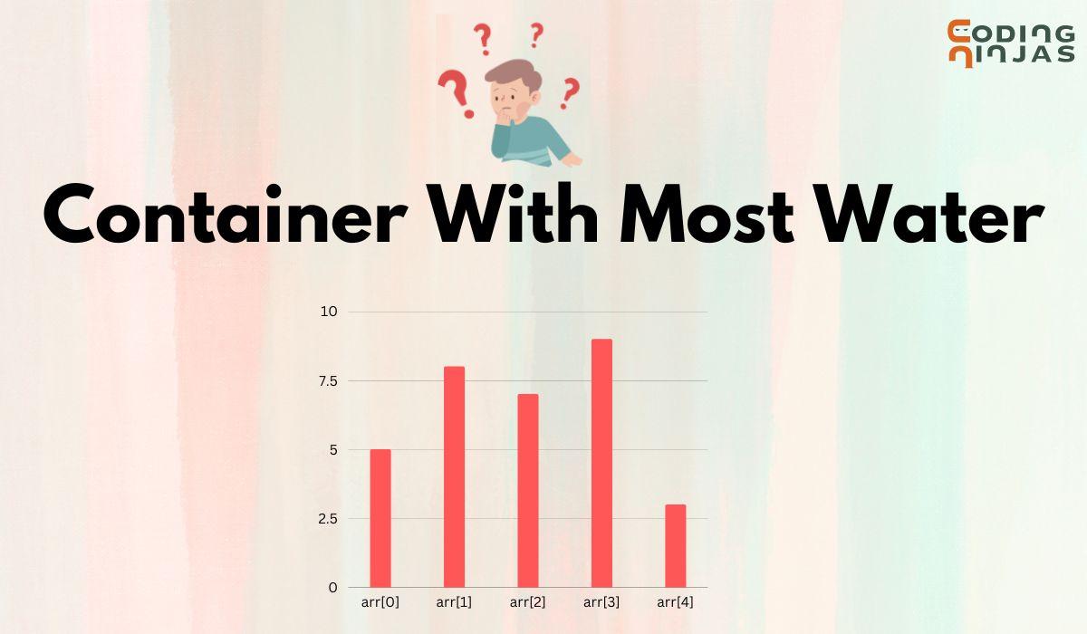 Container with the most water Coding Ninjas
