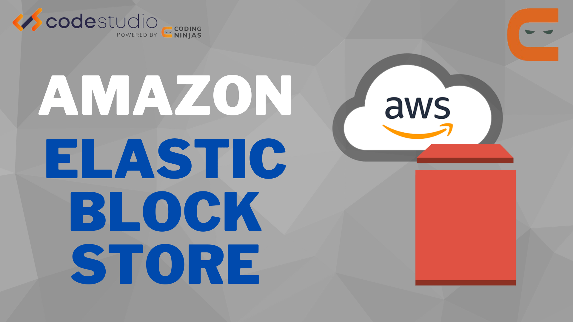 EBS, Amazon Coding Ninjas