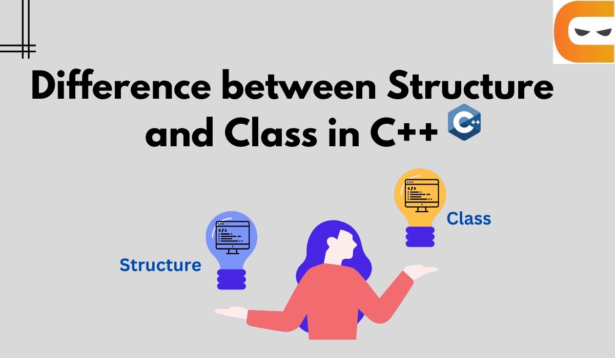 Difference between Structure and Class in C++ Coding Ninjas