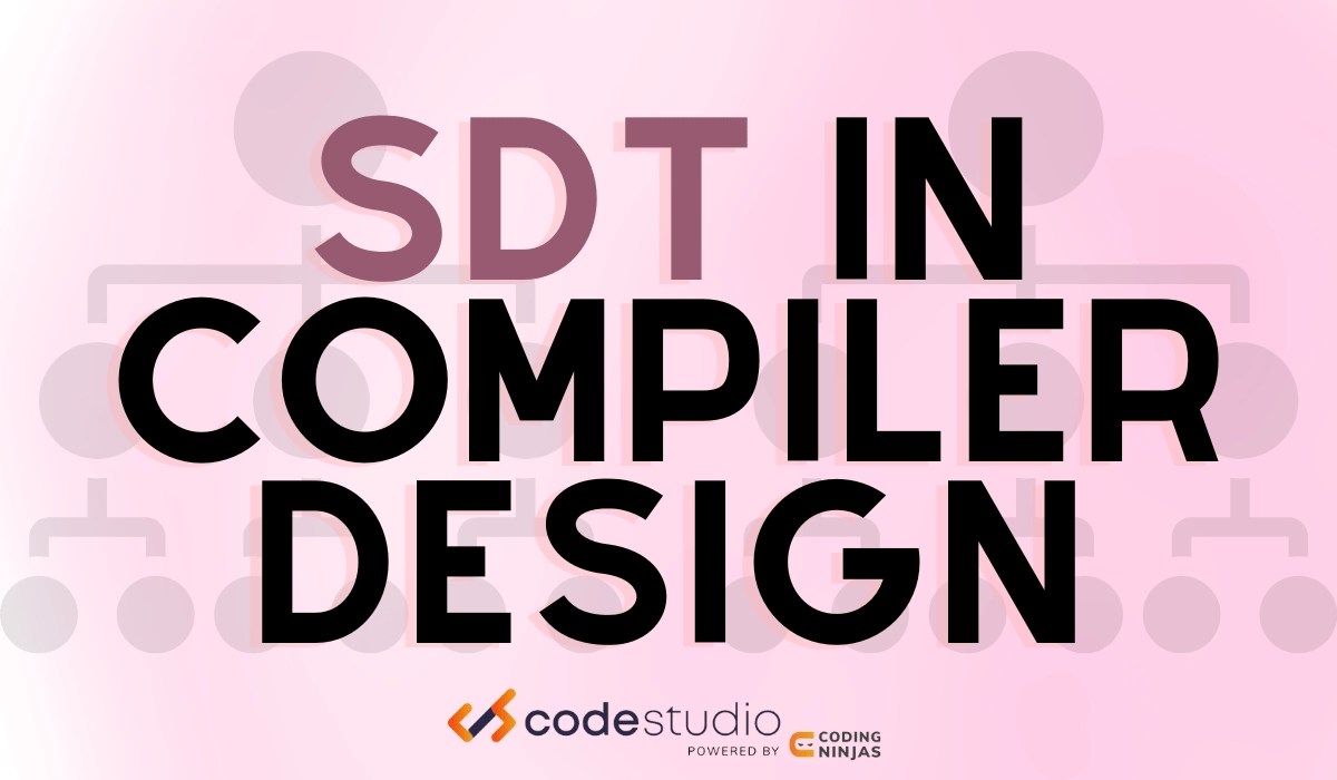 Syntax Directed Translation (STD) in Compiler Design Coding Ninjas
