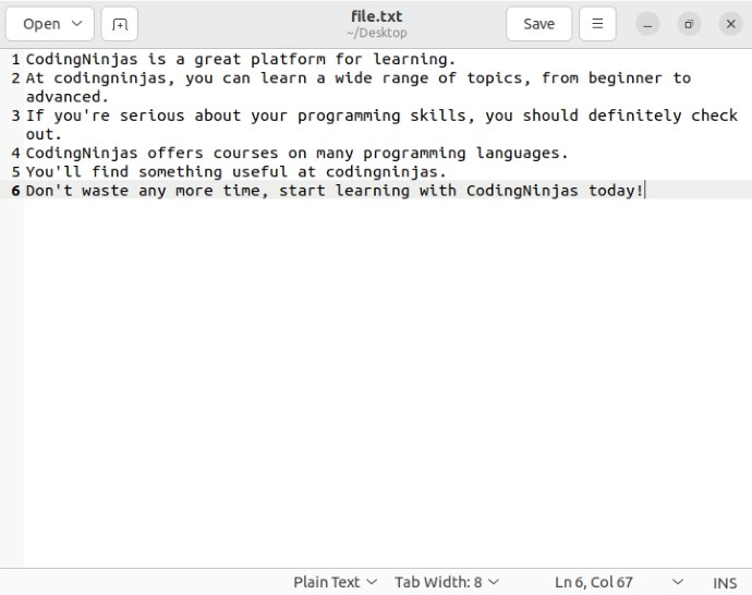 Grep Command in Linux/UNIX Coding Ninjas
