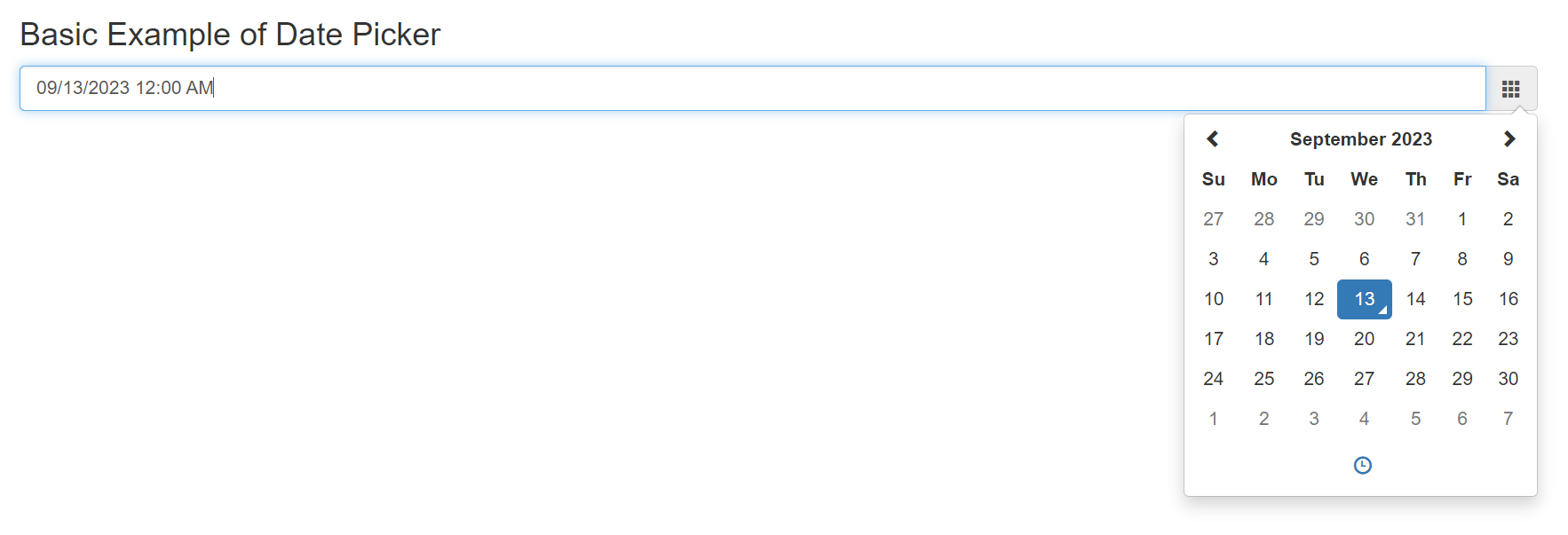 Bootstrap Datepicker Coding Ninjas
