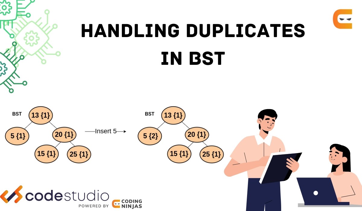 Handling duplicates in BST Coding Ninjas