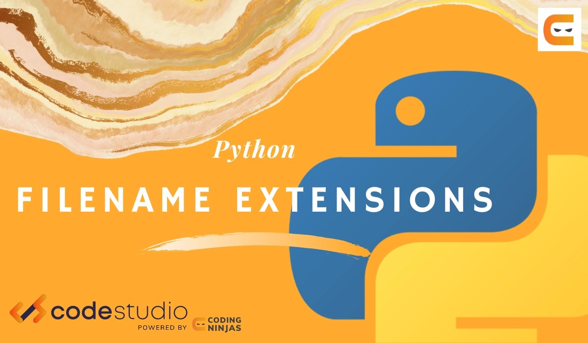 How To Get Python Filename Extensions? Coding Ninjas