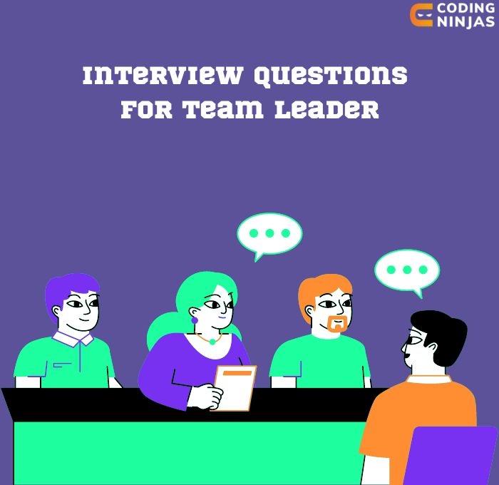 Interview Questions for Team Leader Coding Ninjas