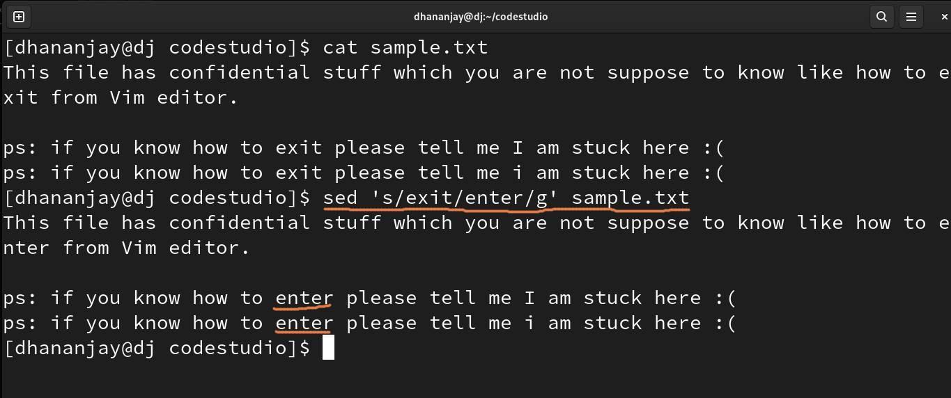 Linux, filters, Linux Filter Coding Ninjas