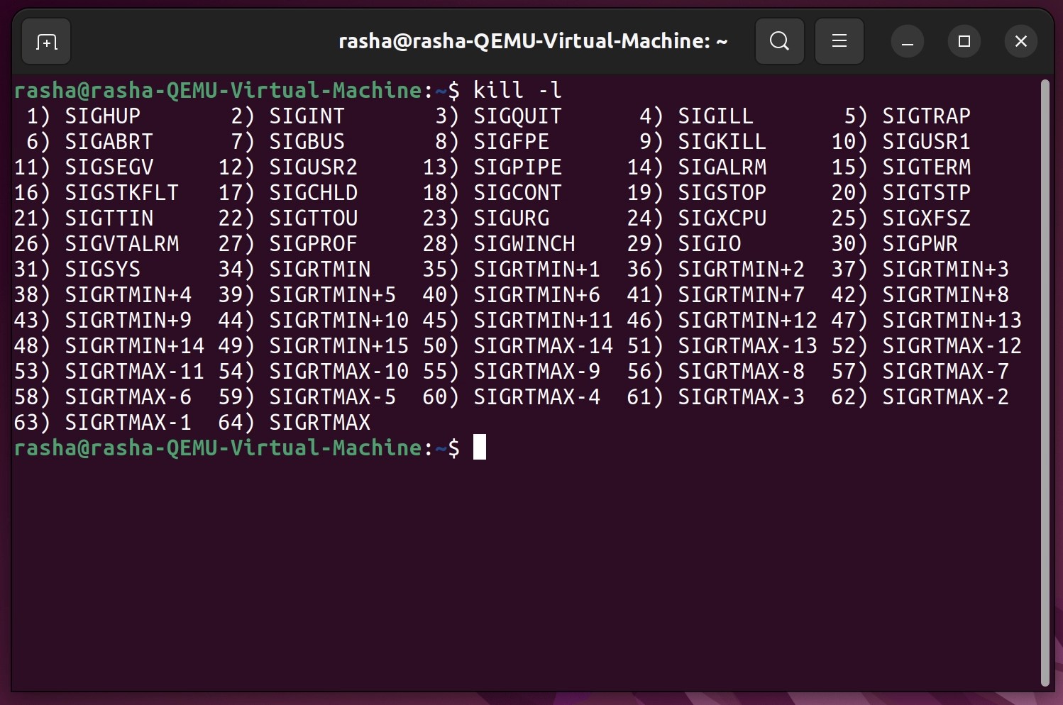 Linux signals and traps Coding Ninjas