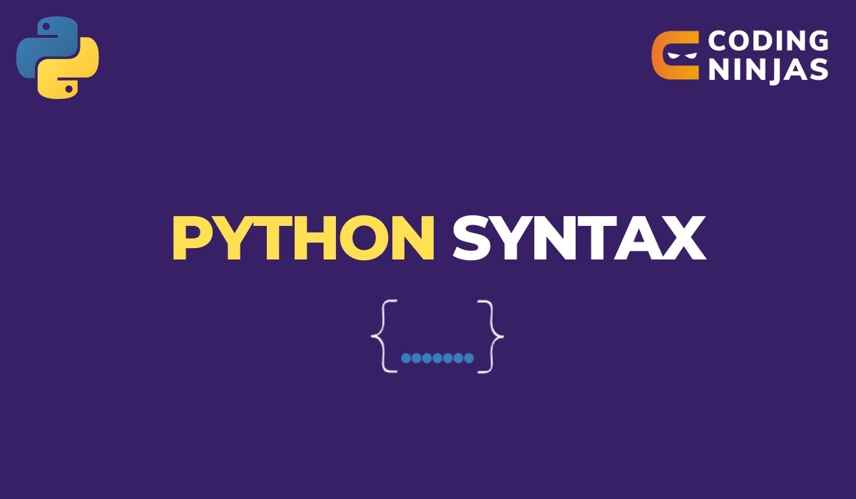 Python Syntax Coding Ninjas