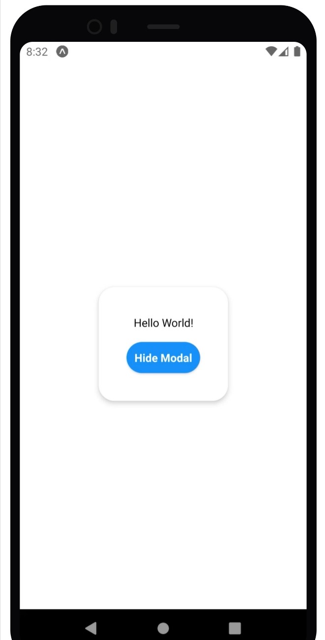 React Native working with modals Coding Ninjas