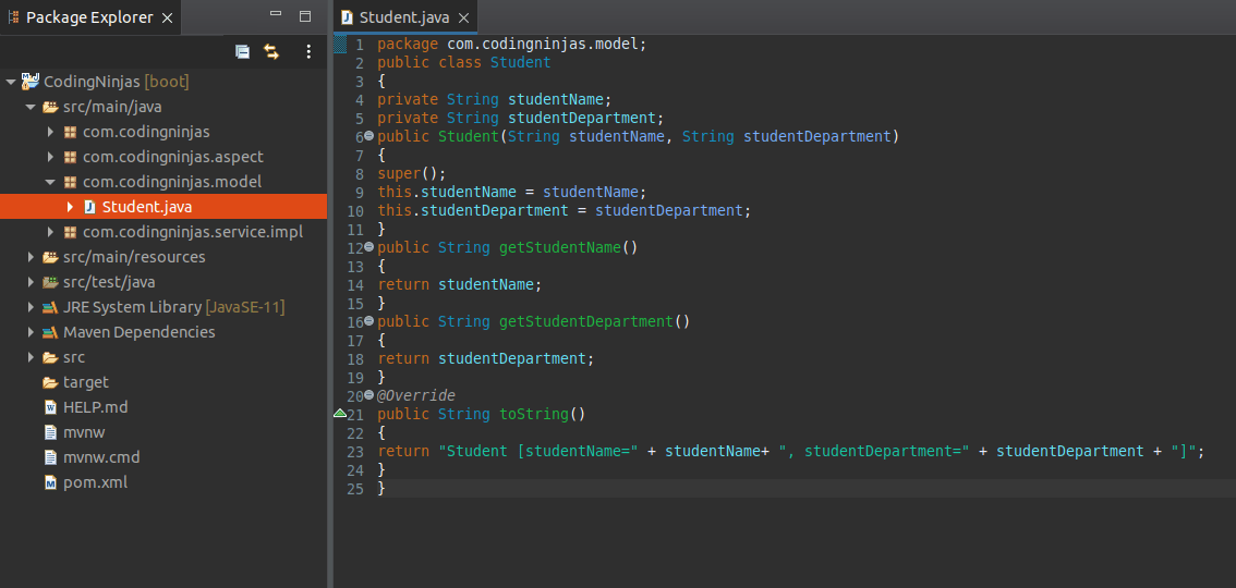 Spring Boot AOP After Throwing Advice Coding Ninjas 13158 Hot Sex Picture