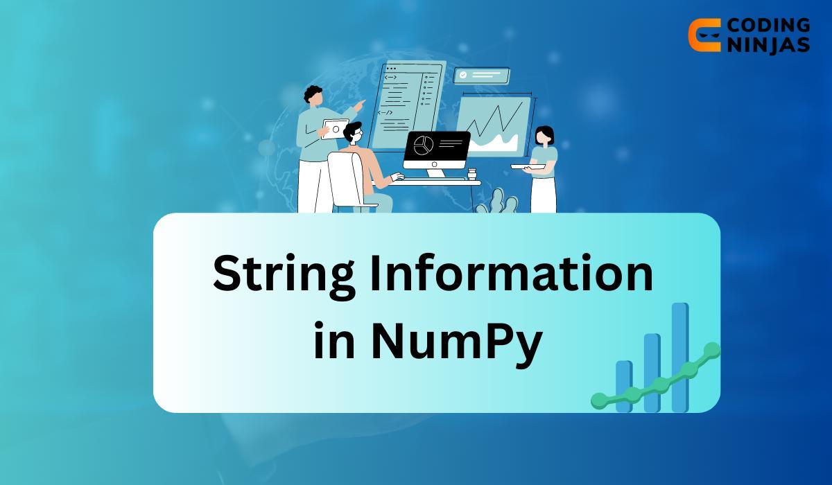 String Information in NumPy Coding Ninjas