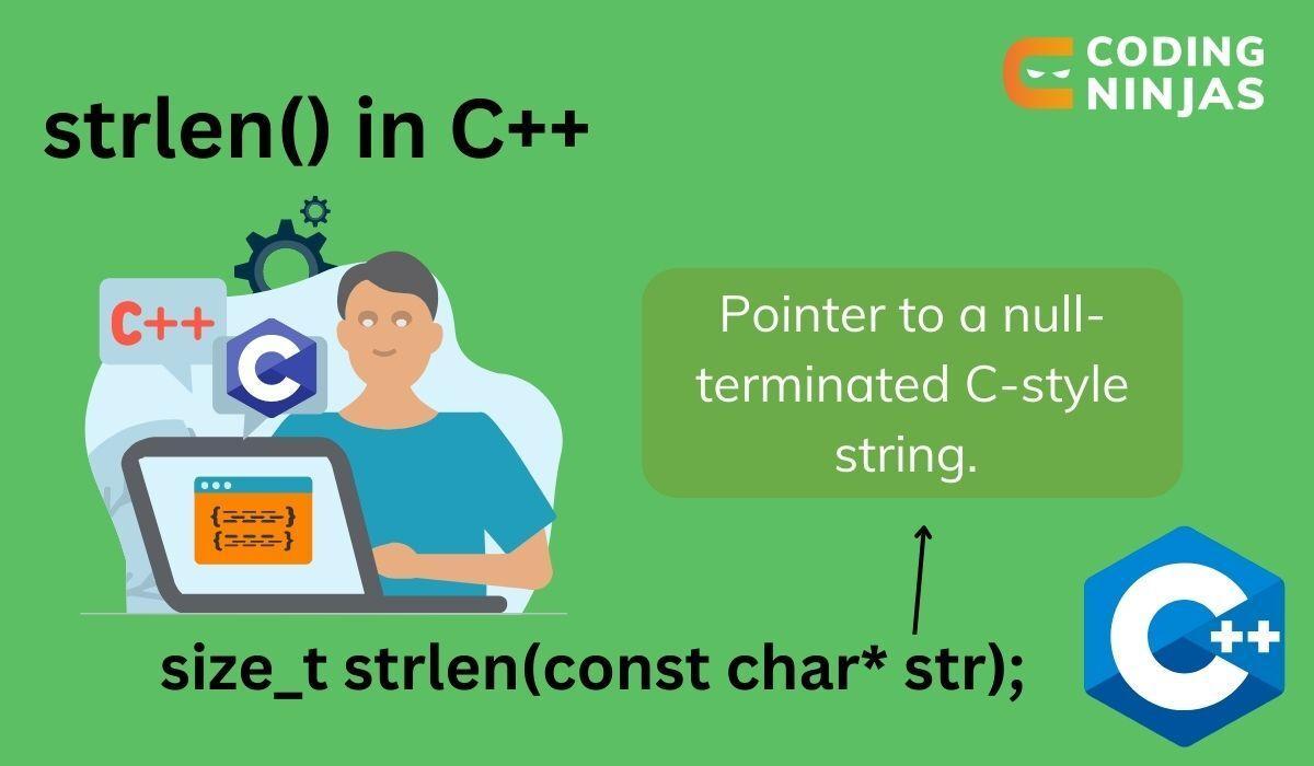 strlen() in C++ Coding Ninjas