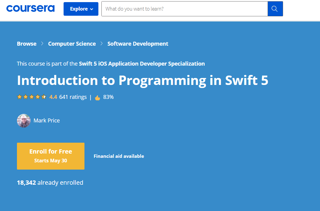 swift online resource Coding Ninjas