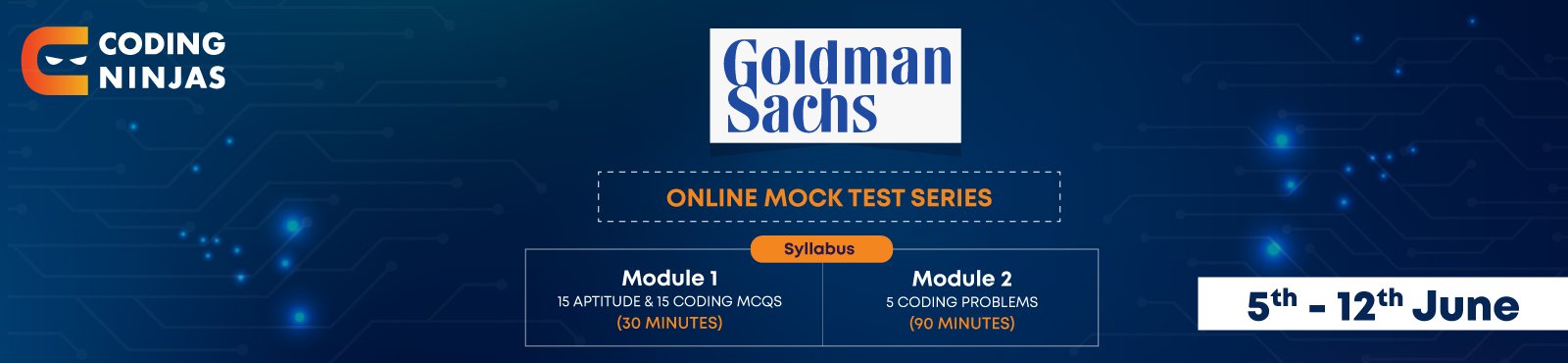 Goldman Sachs Mock test