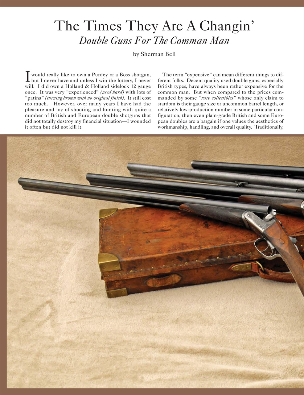 Double Gun Journal Magazine Summer 2020 Back Issue