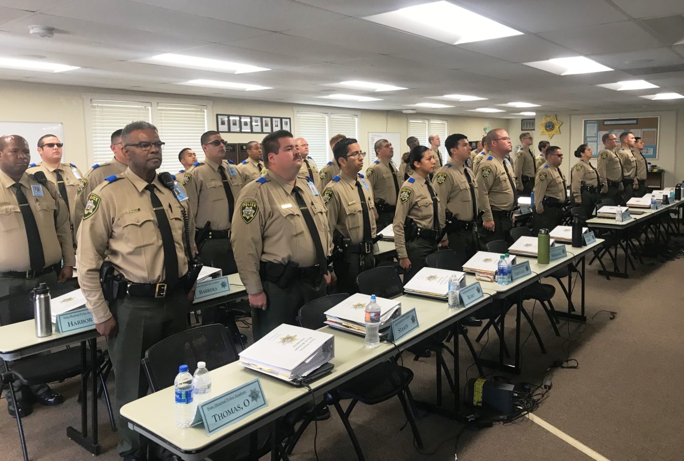 CSLEA Visits Cadets at Camp San Luis Obispo Academy California