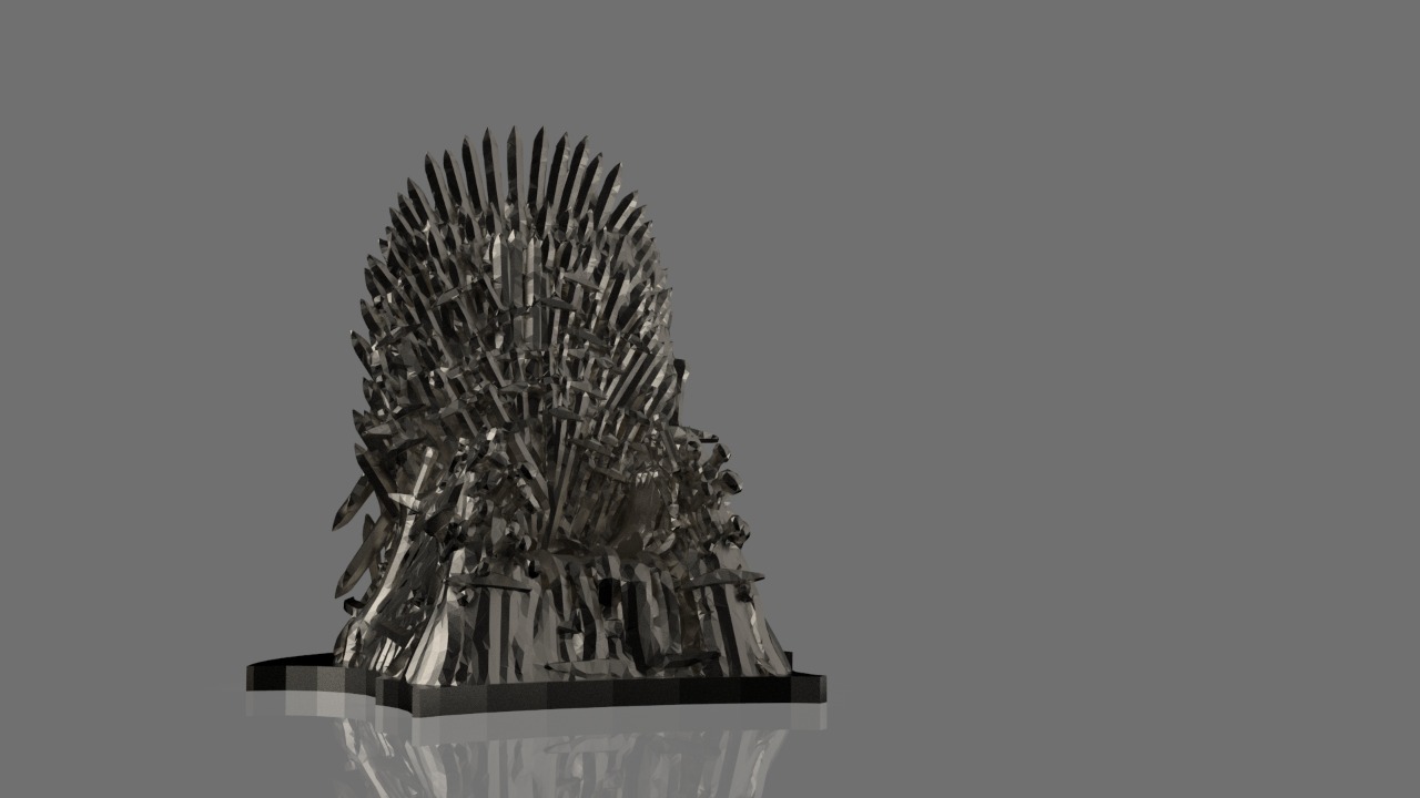 STL file Pen Holder Game of Thrones Iron Throne Pen Holder・3D