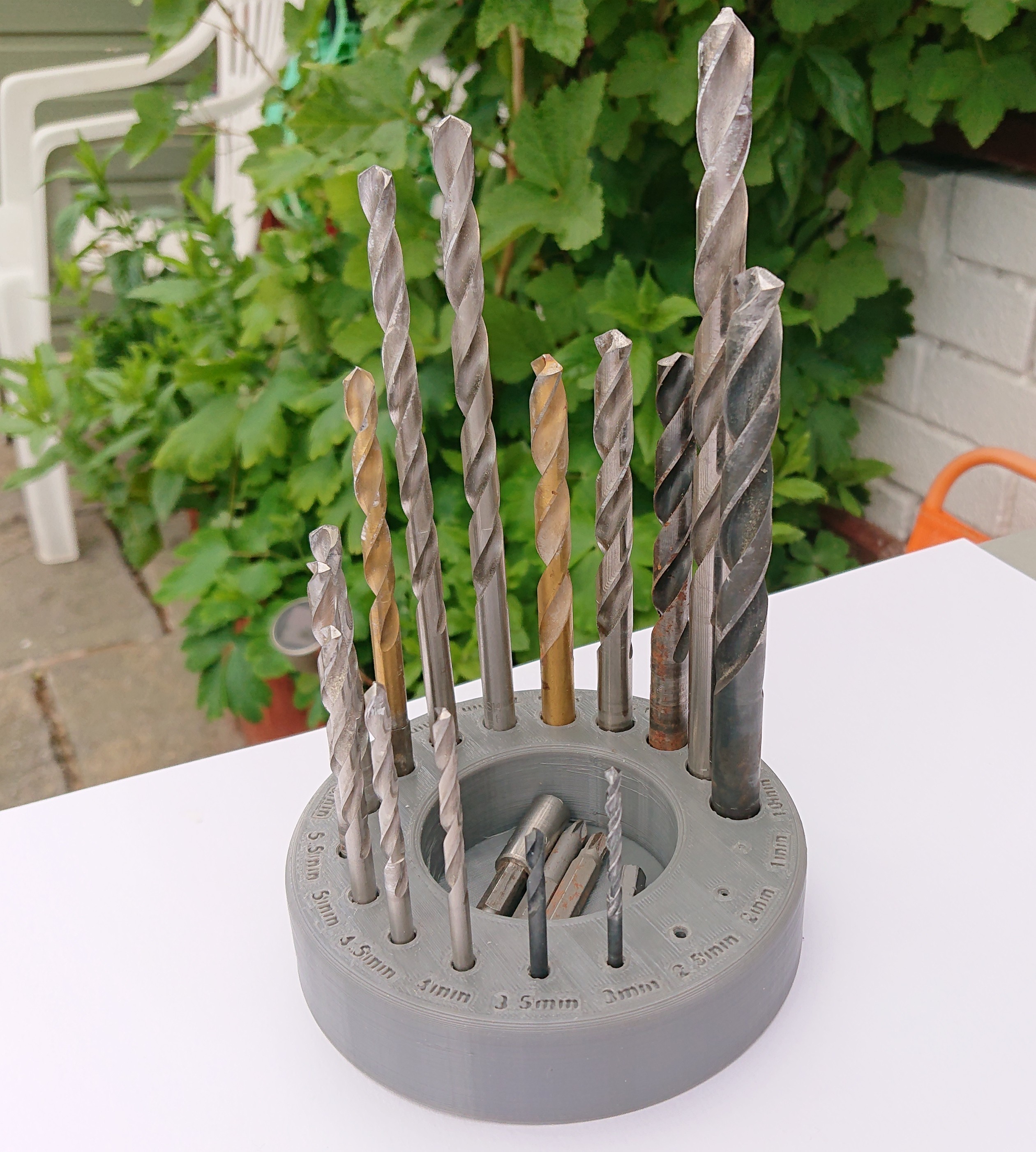 STL file Drill Bit Holder・3D print model to download・Cults
