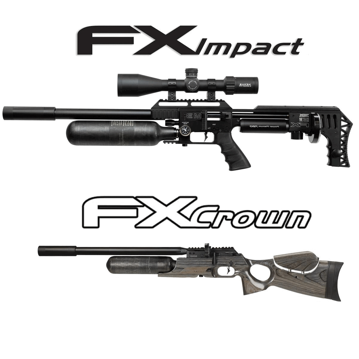 STL file FX Impact / Crown silencer .22 👑・3D printer model to download