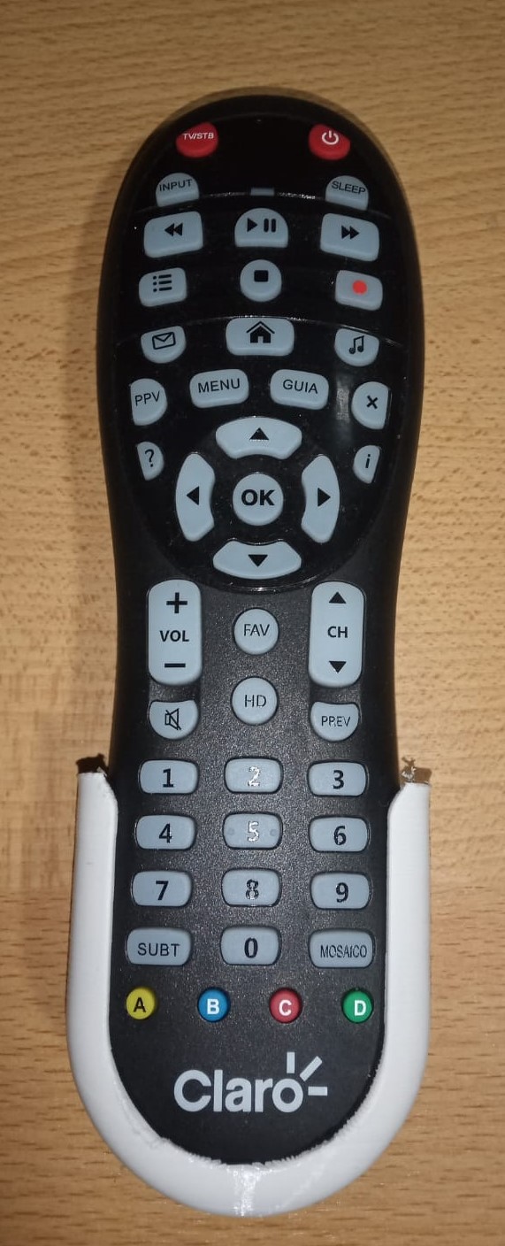 Archivo STL stand control remoto claro tv・Modelo de impresión 3D para