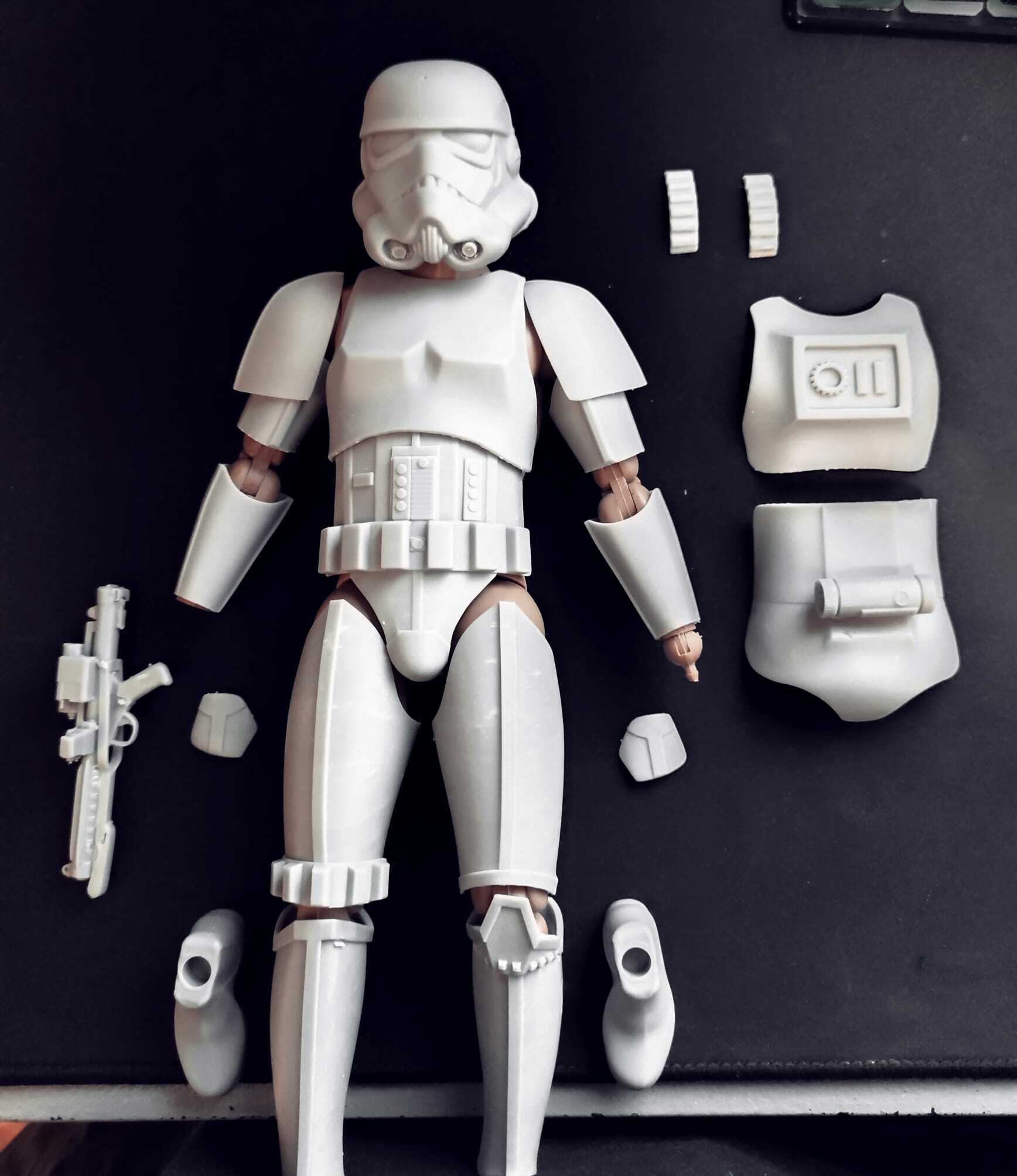3D file STORMTROOPER ARMOR KIT 1/6 🫡・3D printer model to download・Cults