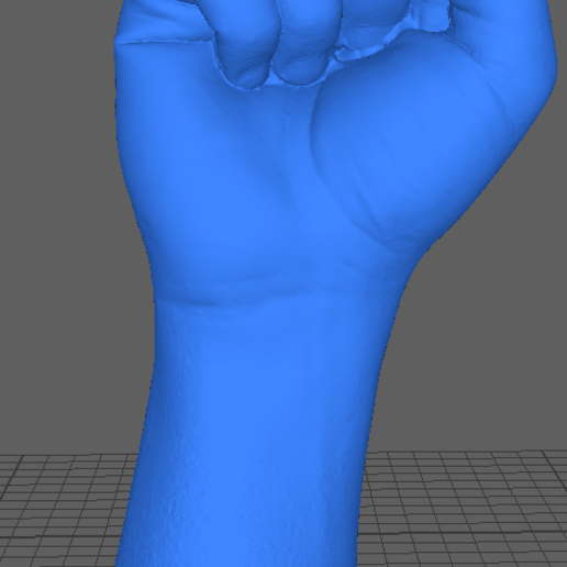 Download STL file 3d scan hand fist • 3D printing object ・ Cults
