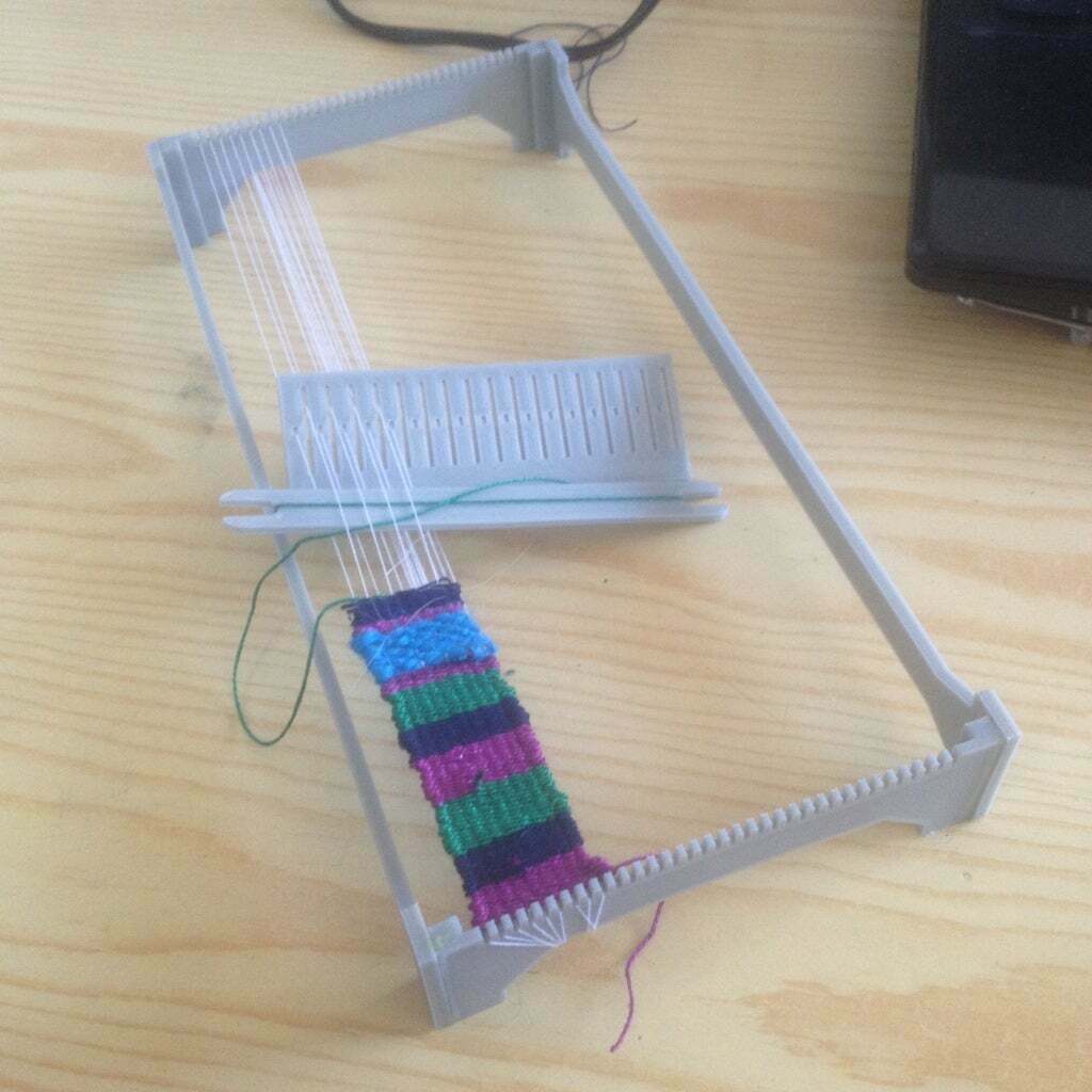 Download free SCAD file Simple weaving loom • Template to 3D print ・ Cults
