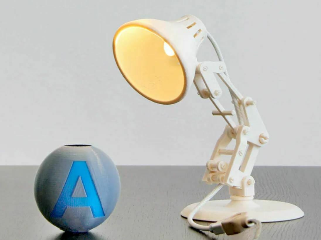 Free STL file Snap Together Minilamp Pixar Lamp・3D print model to