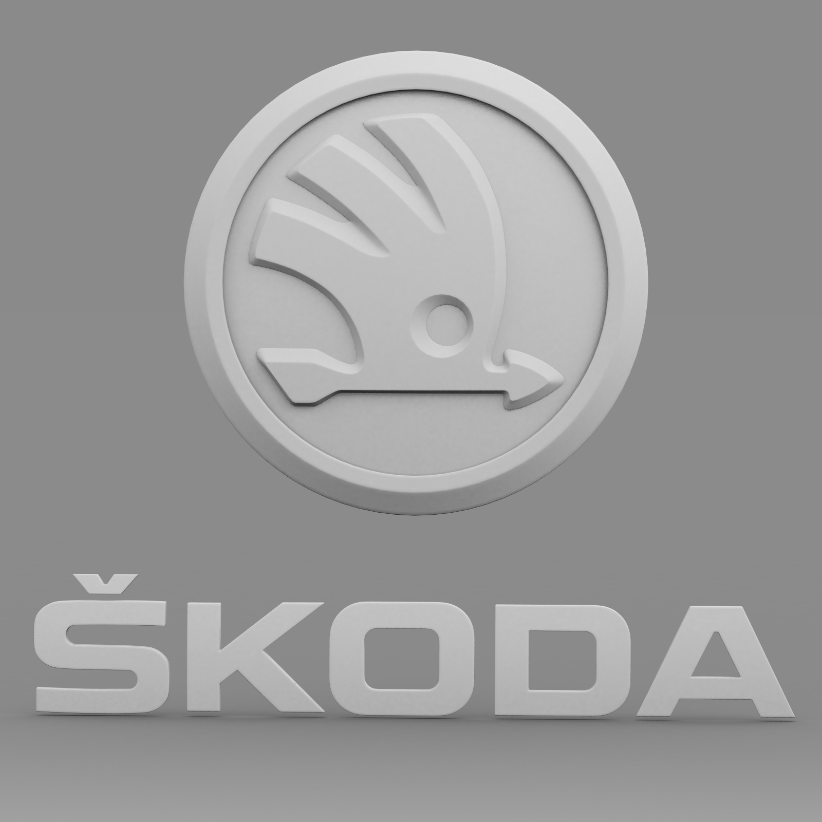 STLDatei skoda logo・Modell zum Herunterladen und 3DDrucken・Cults