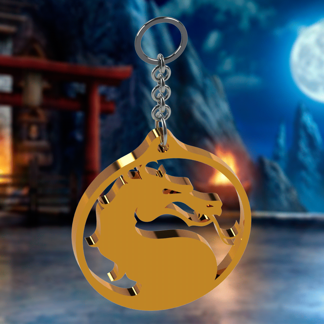 STL file Mortal Kombat Keychain 🗝️・3D printable model to download・Cults