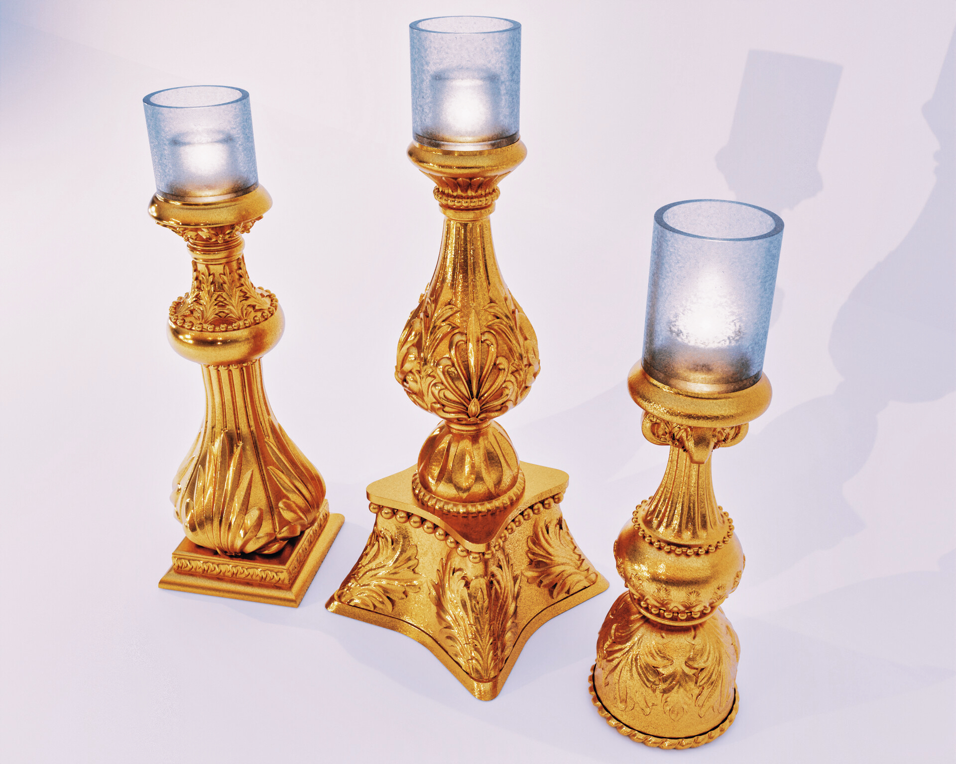 STL file Candle Holder / Lamp Holder 🕯️・3D printing template to