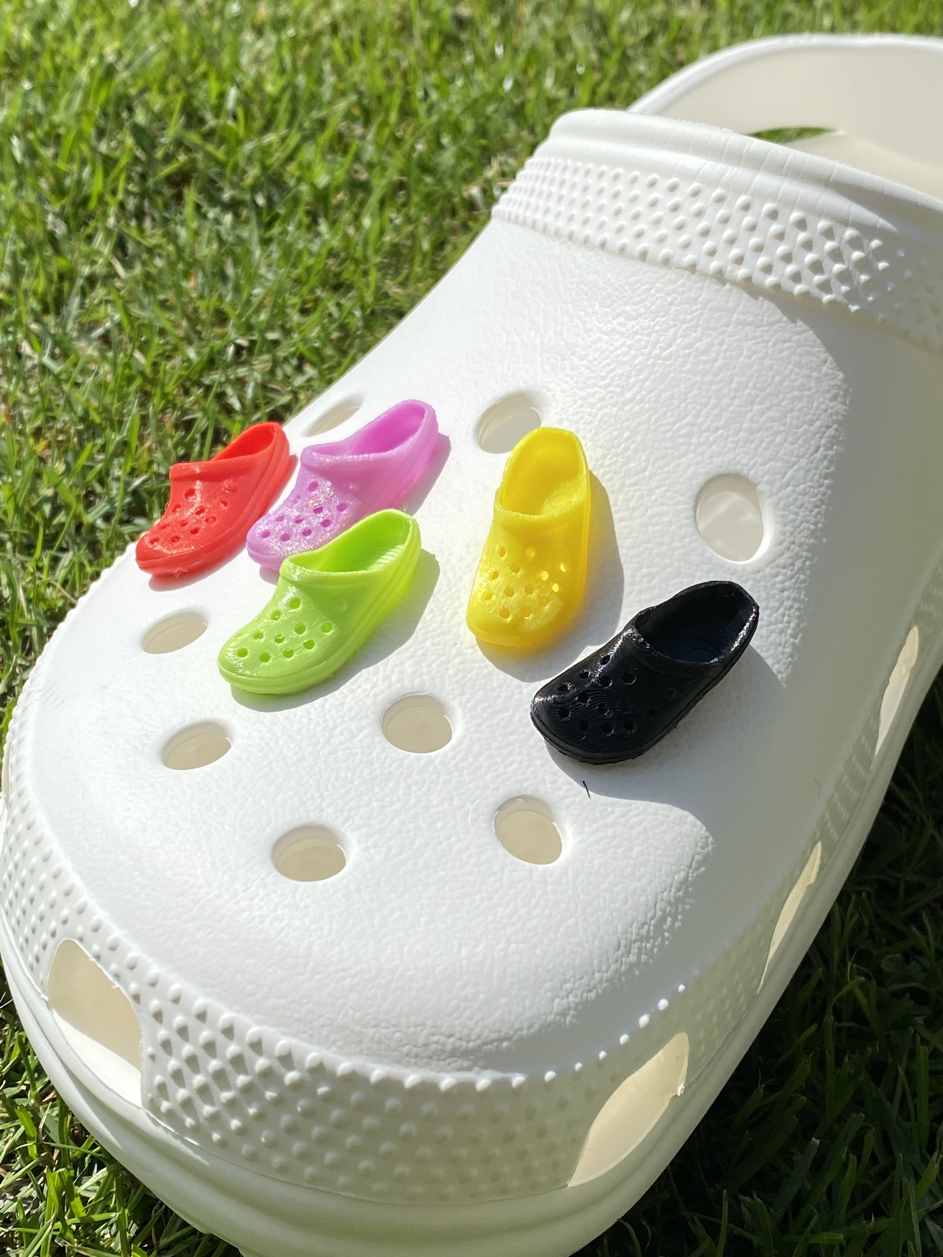 STL file Mini crocs jibbitz for crocs shoe charm 👟・Model to download