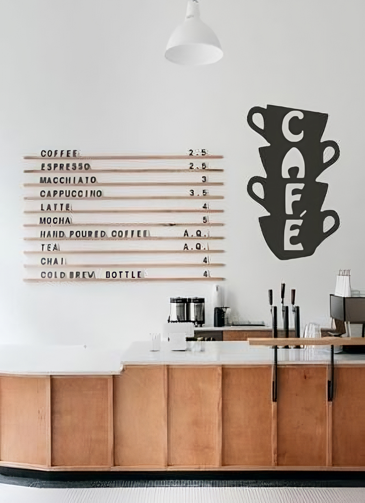 STL file CAFÉ WALL ART・3D printing model to download・Cults