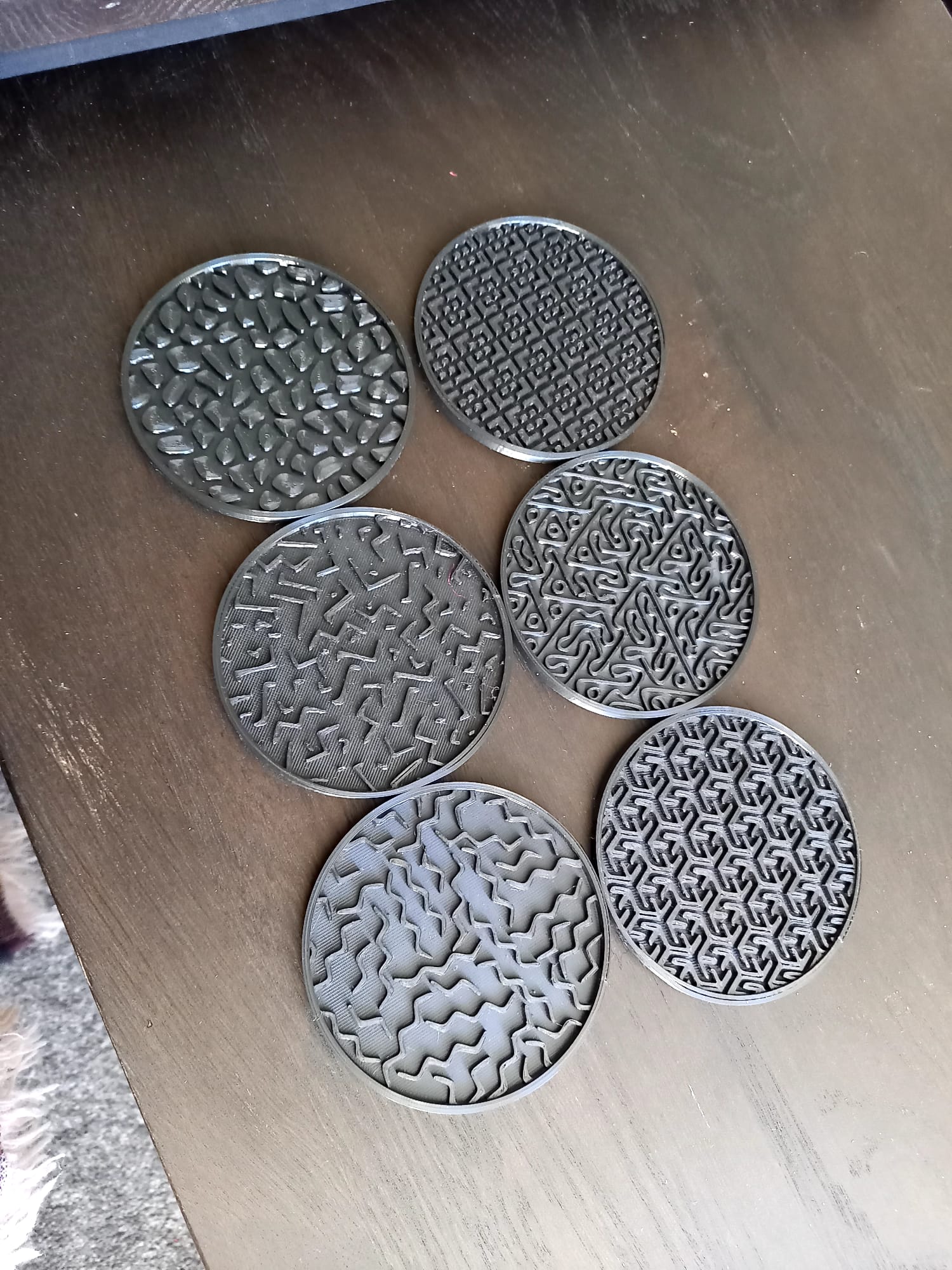 3D printable Drink Coaster Set • made with ender 3 max neo・Cults