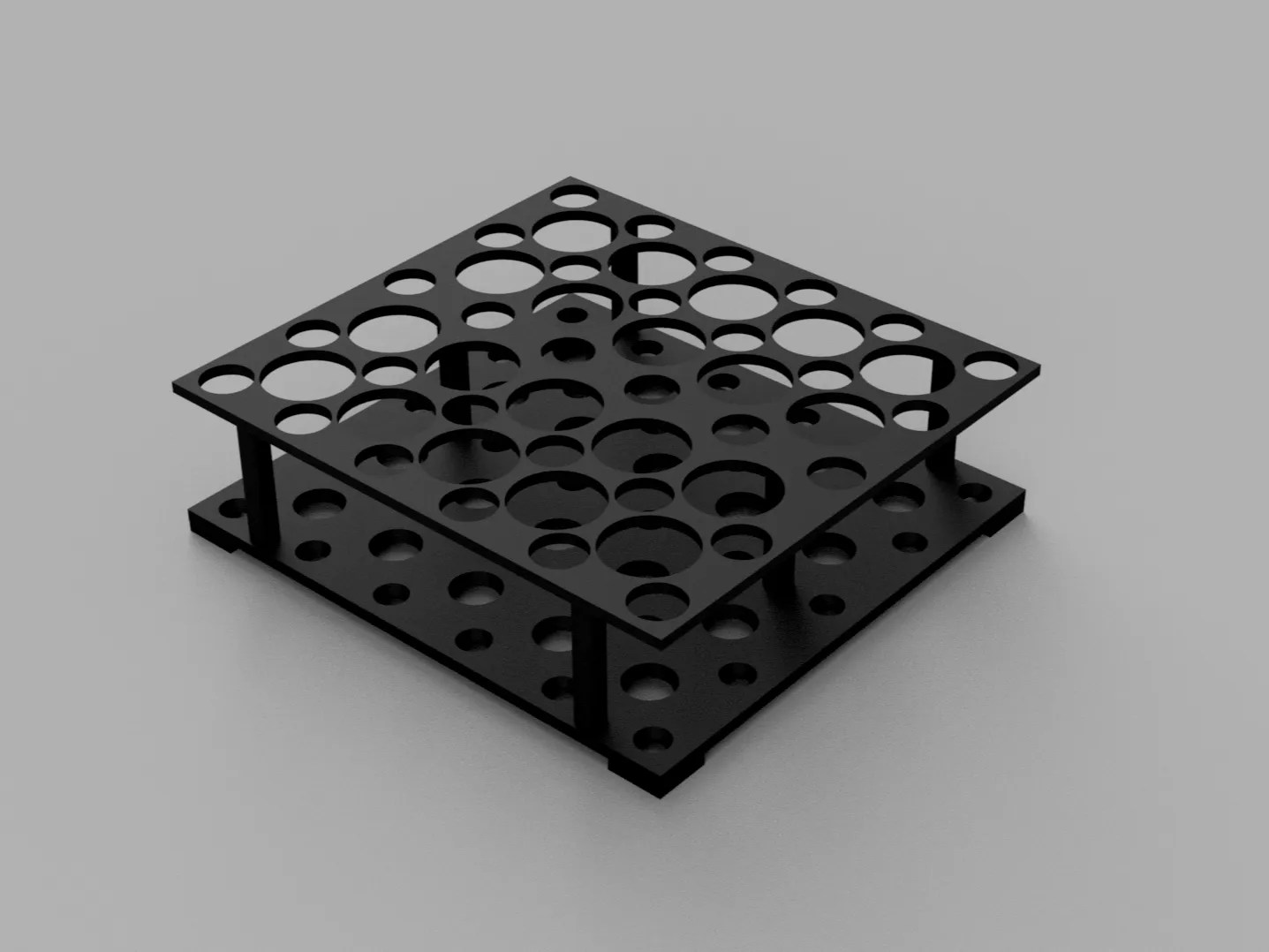 STL file Lab Test Tube Rack 🥼・3D printer design to download・Cults