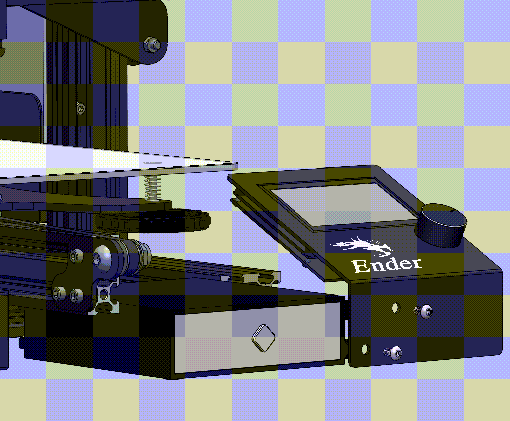 STL file Drawer for Ender 3/Ender 3 pro/ Ender 3 Neo 🧞‍♂️・Model to