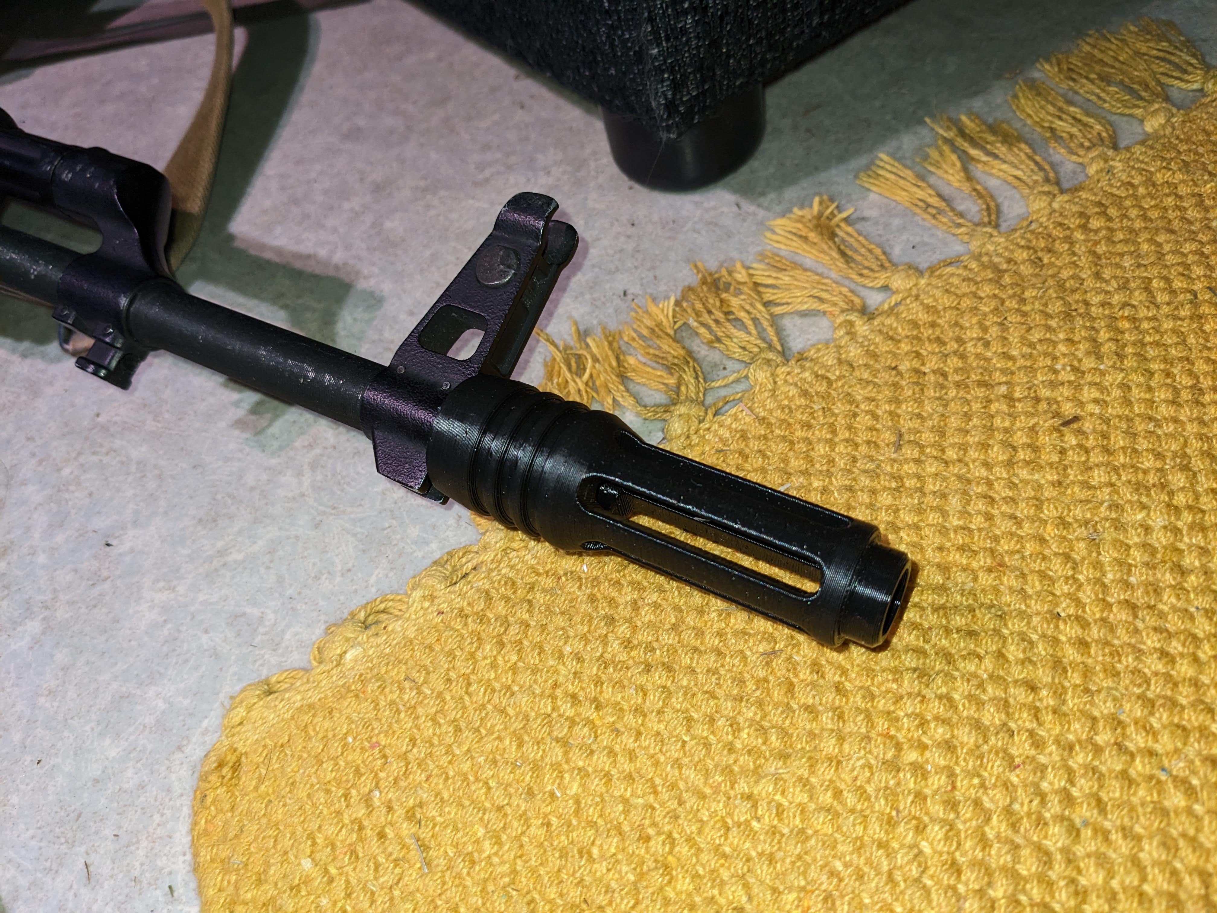 3D printer Airsoft AK 200 Muzzle device • made with Prusa i3 MK3S・Cults