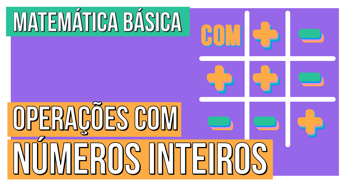 Expressões numéricas com números inteiros resumo com