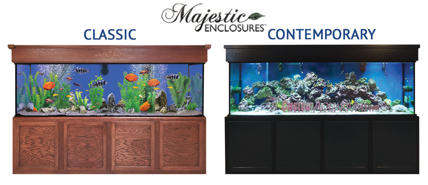 Majestic® Aquarium Stands & Canopies Custom Aquariums