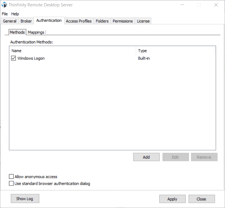 Setting the Access Security Level